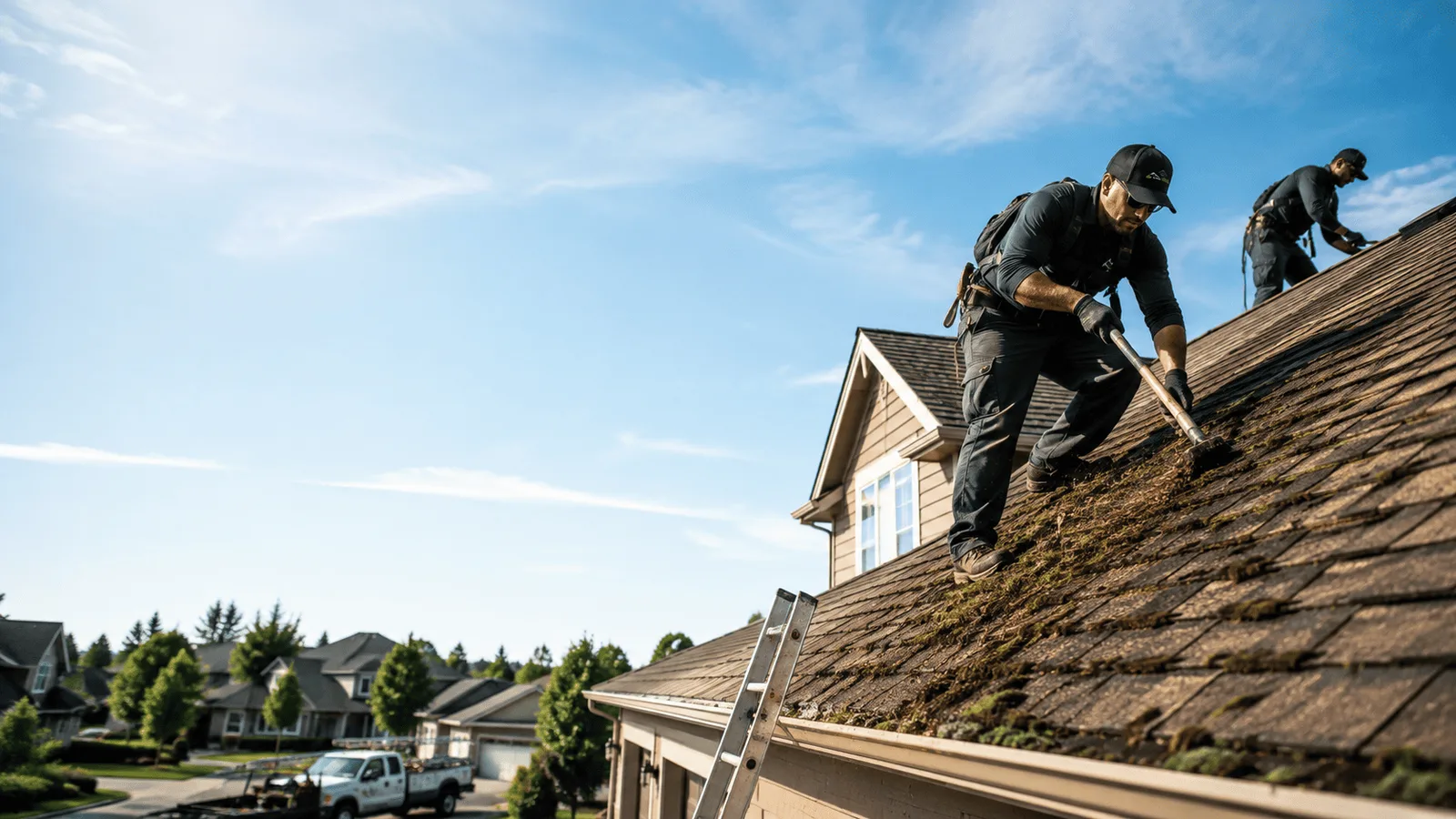 Roof Moss Removal in Hacker Valley, WV near me